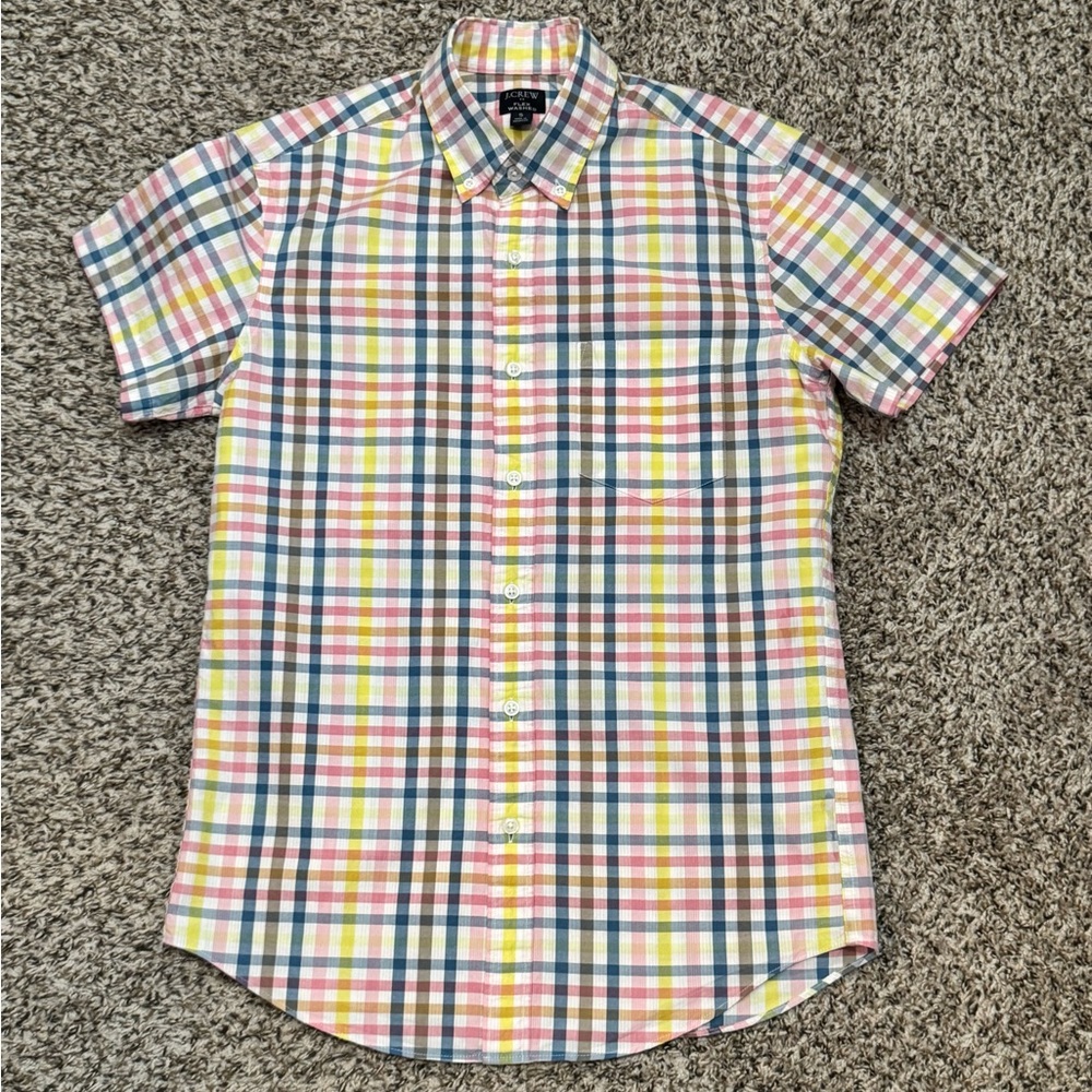 J. Crew Multicolor Plaid Casual Button Down Shirt
